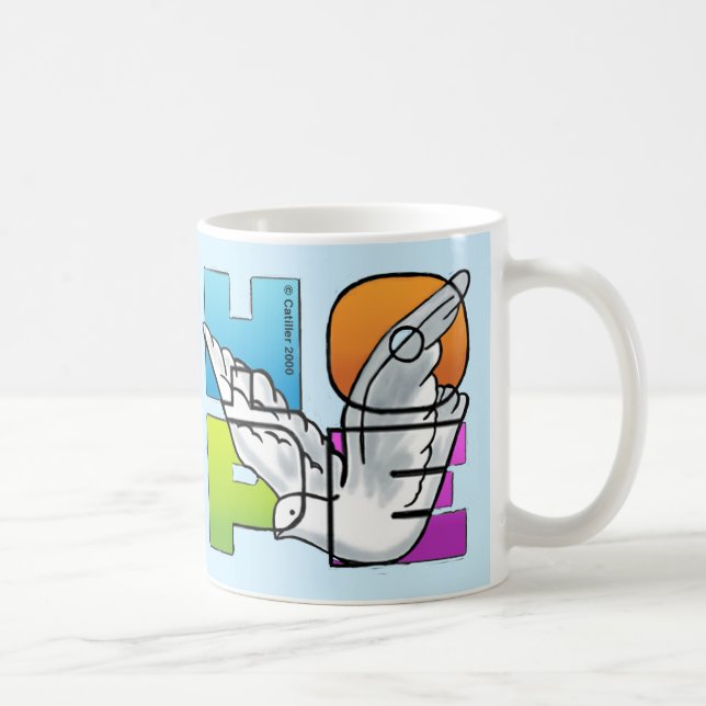 Tasse Colombe Espoir Chrétien (Droite)