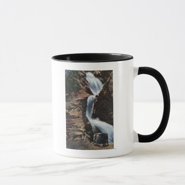 Tasse Colorado Springs, CO - Inférieur de trois sur sept (Droite)