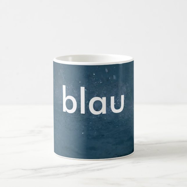 tasse : colore le bleu allemand (le blau) (Centre)