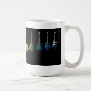 Tasse colorée de guitare