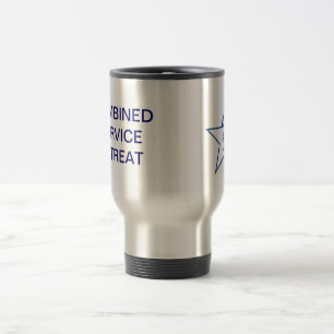 Tasse combinée de voyage de retraite de service