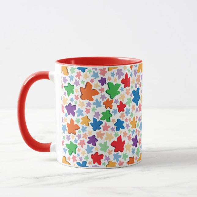 Tasse combinée d'impression de Meeple (Gauche)