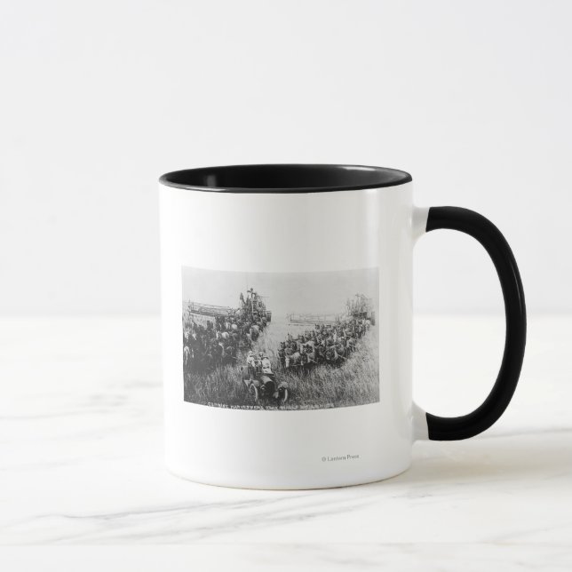 Tasse Combiner la scène de moissonneuse (Droite)