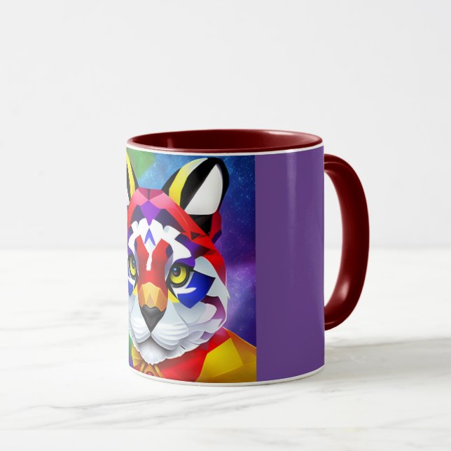 Tasse combo centre violet et bordeaux Alexander's  (Devant droit)