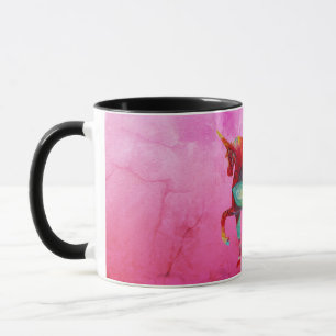 Tasse Combo Mandala Licorne Magie Rose