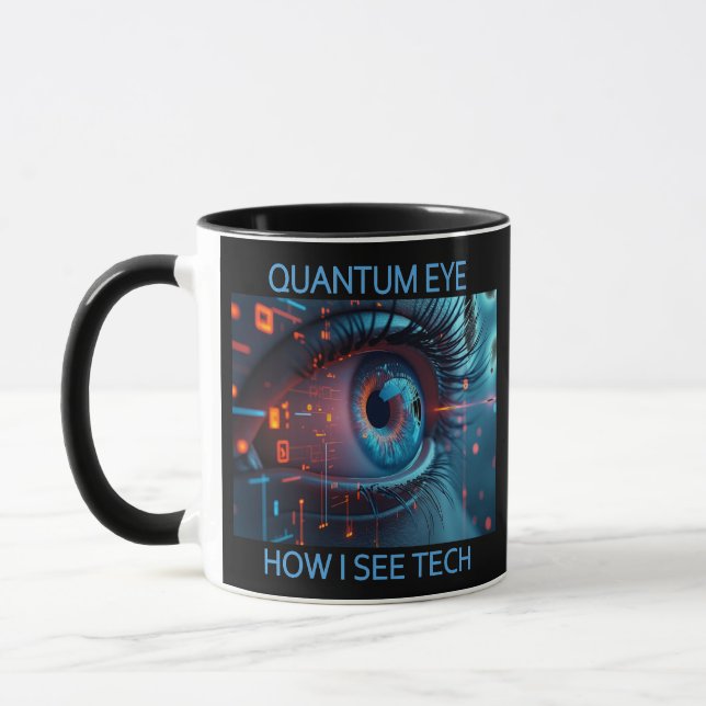 Tasse combo Quantum Eye Tech à deux côtés (Gauche)