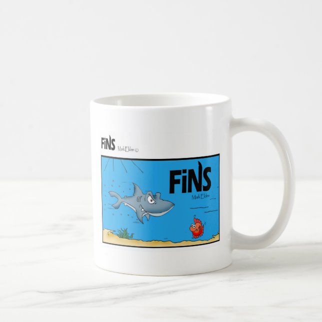 Tasse comique de Coffe d'ailerons (Droite)