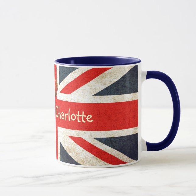 Tasse commémorative de Charlotte de bébé royal de (Droite)