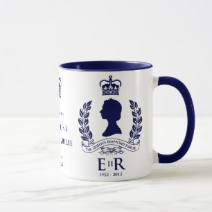 Tasse commémorative de jubilé de diamant
