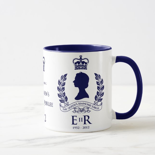 Tasse commémorative de jubilé de diamant (Droite)