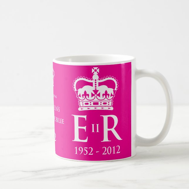 Tasse commémorative de jubilé de diamant (Droite)