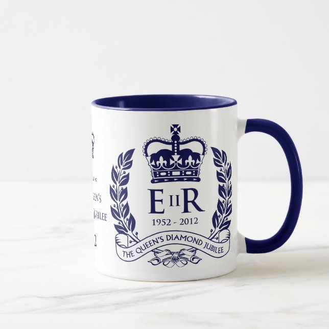 Tasse commémorative de jubilé de diamant (Droite)