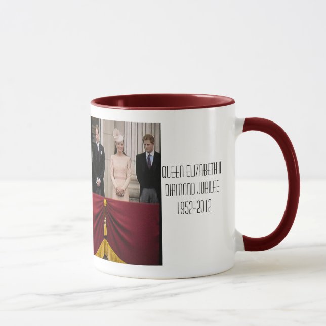 Tasse commémorative de jubilé de diamant de la (Droite)