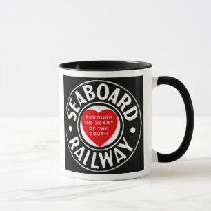 Tasse Compagnie aérienne de littoral logo ferroviaire d