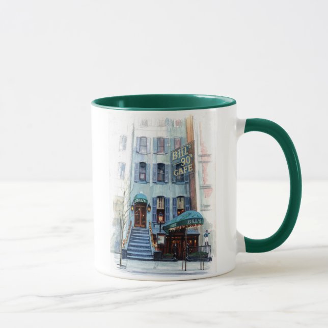 Tasse comportant barres les plus fines de New York (Droite)