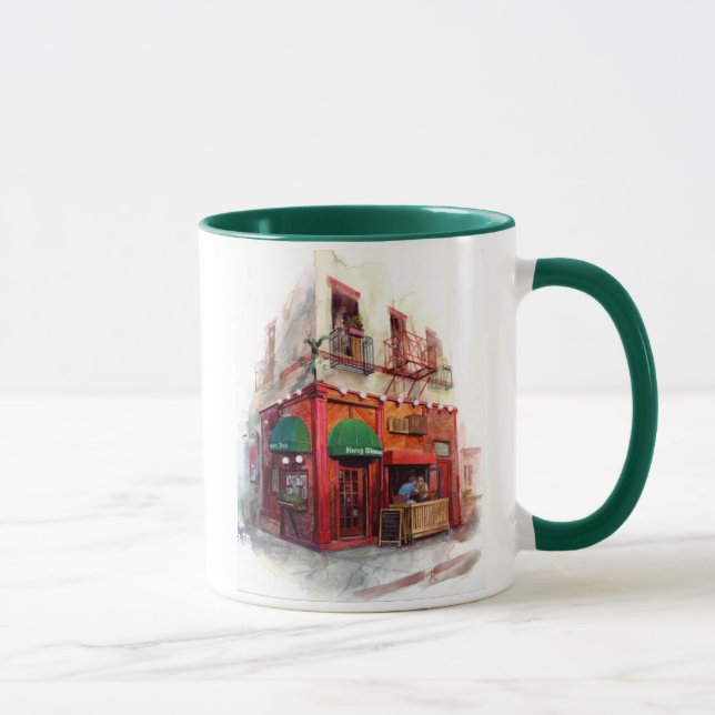 Tasse comportant barres les plus fines de New York (Droite)