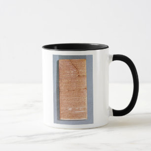 Tasse Comprimé rapportant les sacrifices de rituel