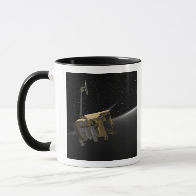 Tasse Concept artistique de la reconnaissance lunaire Or (Gauche)