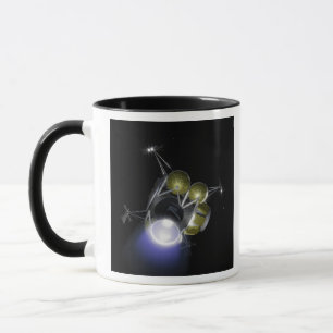 Tasse Concept d'un équipage soufflant