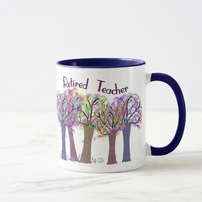 Tasse Conception Artsy retirée d'arbres de professeur (Droite)