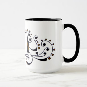 Tasse Conception de monogramme ajouter votre nom/prénom/