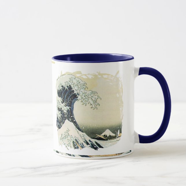 Tasse Conception de peinture de vague de Japonais (Droite)
