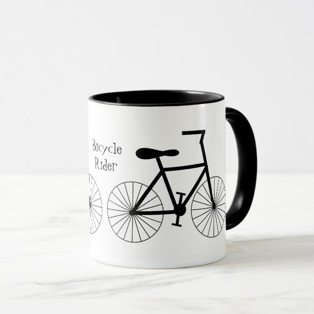 Tasse Conception personnalisée de bicyclette (Devant droit)
