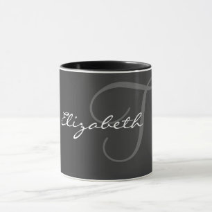 Tasse Conception simple de monogramme