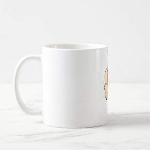 Tasse confortable de Barbara Capybara lisant un li