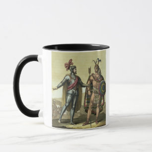 Tasse Conquérant avec un chef de Natif américain