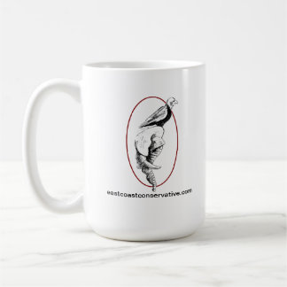 Tasse conservatrice 15oz de logo de Podcast de