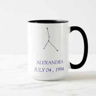 Tasse Constellation Cancer Personnalisée - Zodiaqu