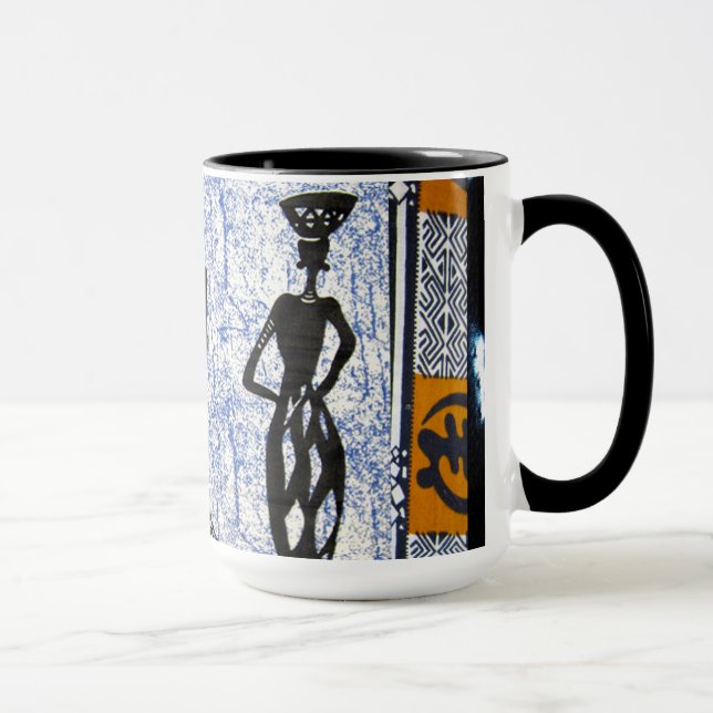 Tasse Contemporain Abstrait African Design (Droite)