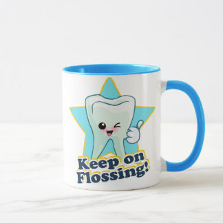 Tasse Continuez à Flossing !