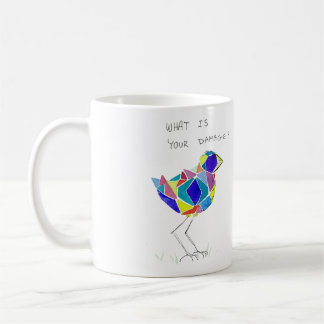 Tasse contrariée d'oiseau