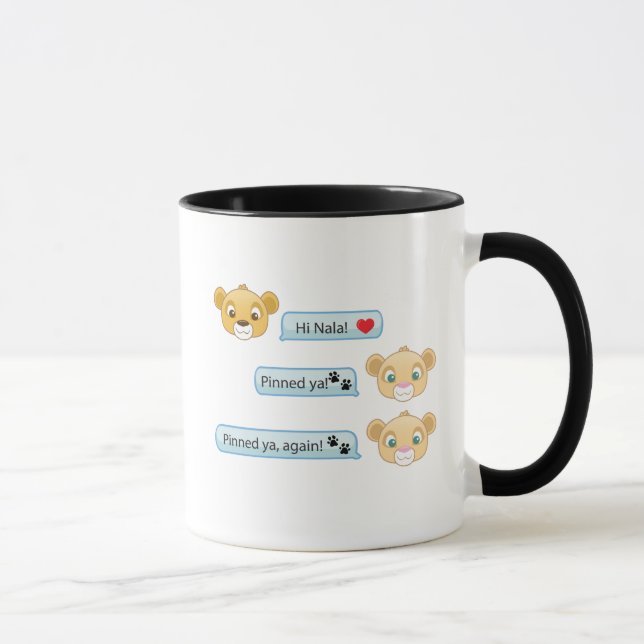 Tasse Conversation de Simba Nala (Droite)