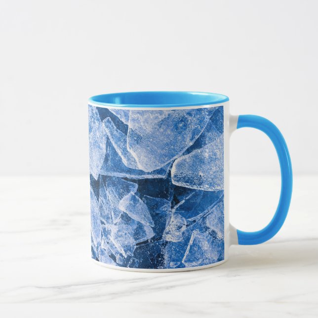 Tasse Cool de glace bleu (Droite)