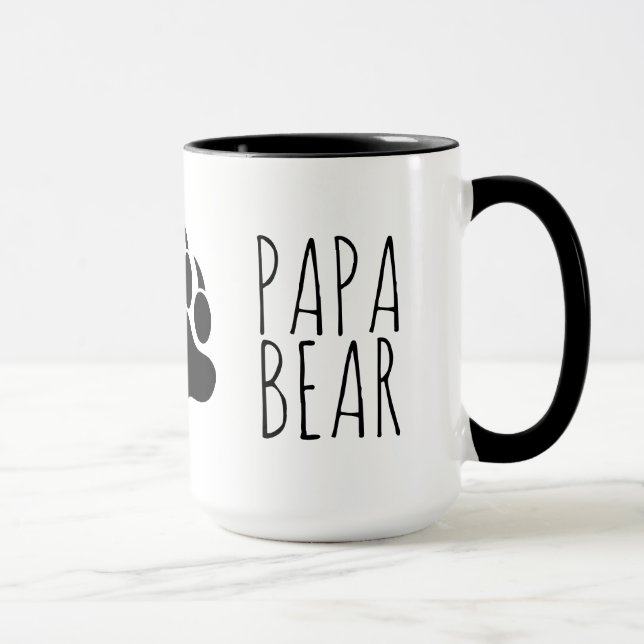 Tasse Cool Gay Bears Fierté Ours Paw Papa Bear (Droite)