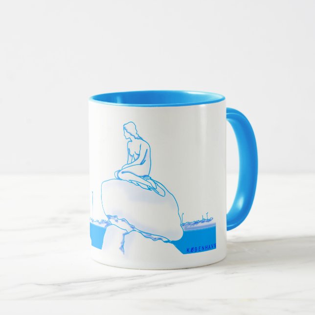 Tasse Copenhague Danemark Élégant croquis classique Nost (Devant droit)