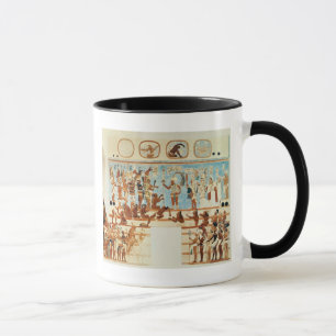 Tasse Copie d'une peinture de mur de Bonampak
