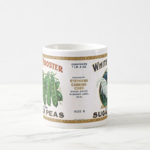 Tasse Coq Blanc Pois Sucrés