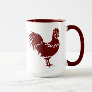Tasse Coq de campagne rustique et cool