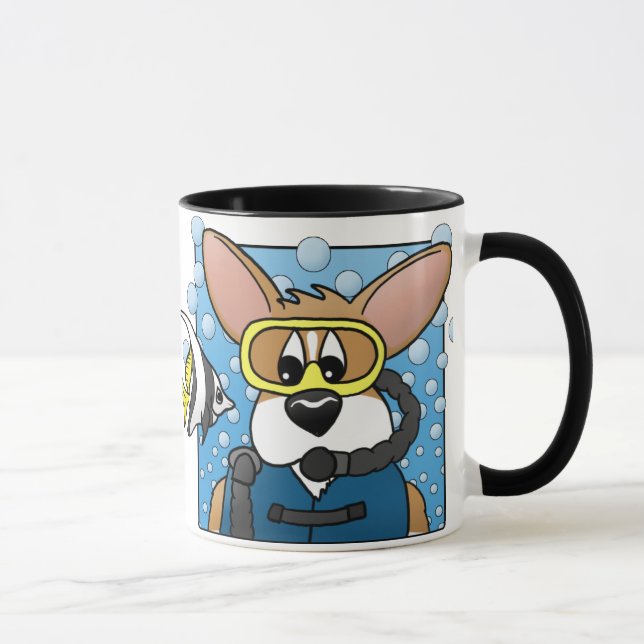 Tasse Corgi de scaphandre (Droite)