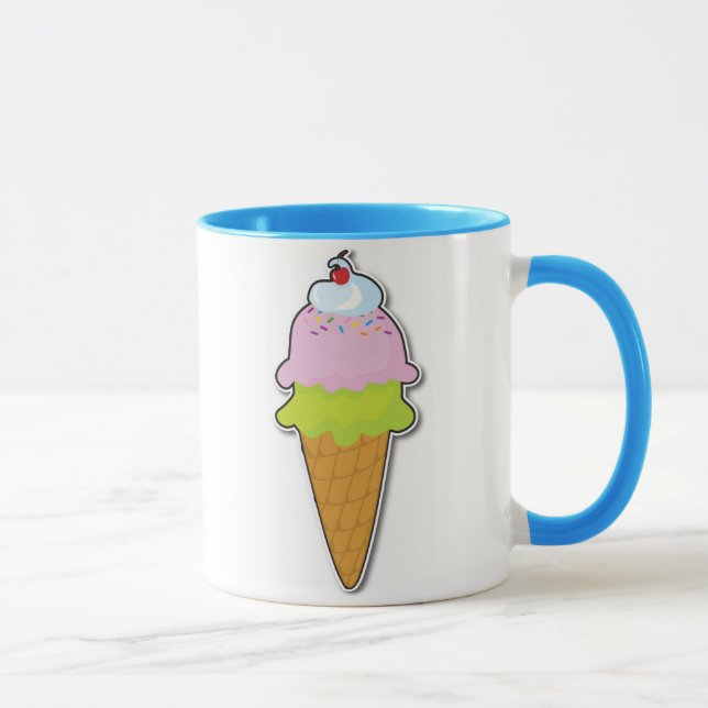 Tasse Cornet de crème glacée (Droite)