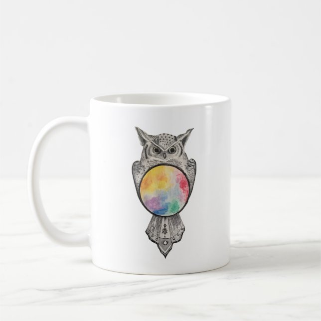 Tasse cosmique de hibou (Gauche)