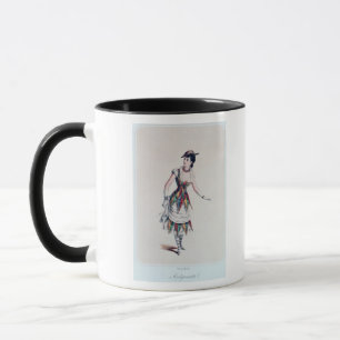 Tasse Costumez la conception pour un harlequin féminin,