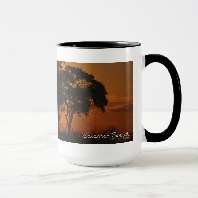 Tasse Coucher de soleil de Savannah (Droite)