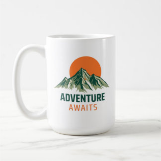 Tasse Coucher de soleil montagne