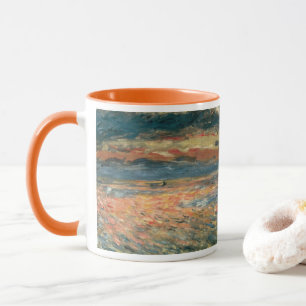 Tasse Coucher de soleil sur la mer par Pierre Renoir, Be
