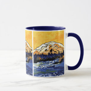 Tasse Coucher du soleil jaune
